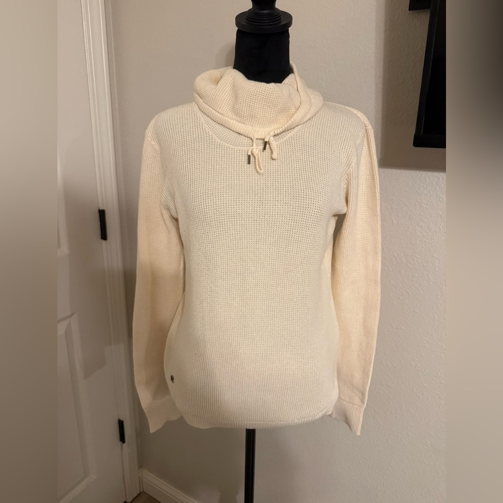 Lauren Ralph Lauren Cream Cowl Neck Pullover Sweater